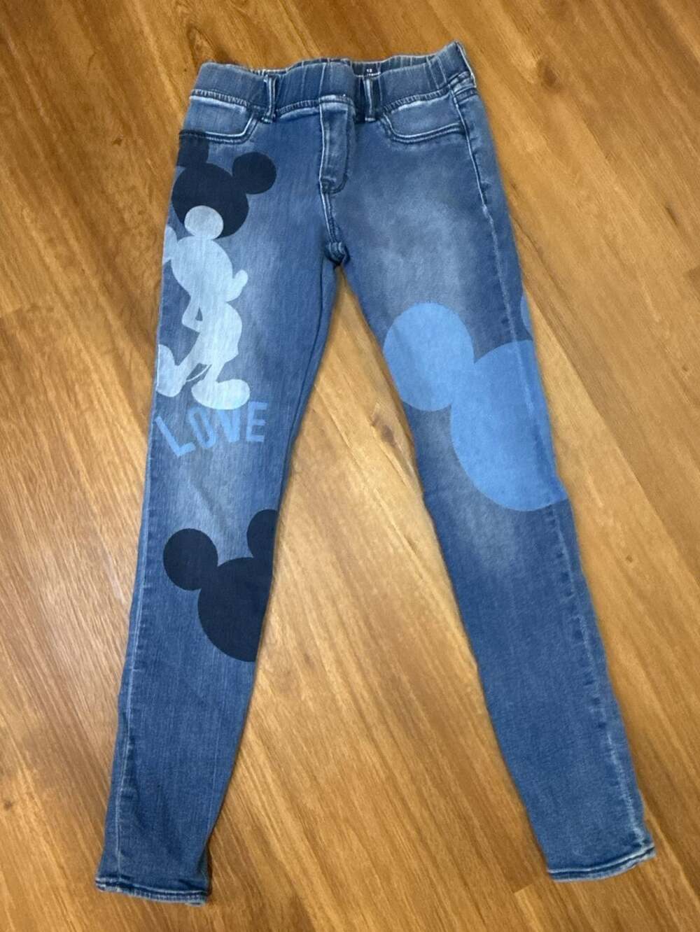 GapKids Disney Mickey Mouse Legging Jeans Size 12 Regular